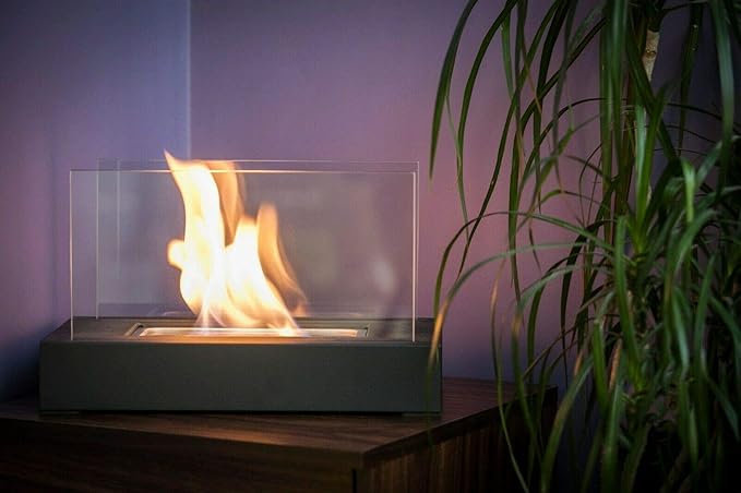 Chimenea de Bioetanol de Mesa "Llama Pura": Diseño, Calidez y Sostenibilidad