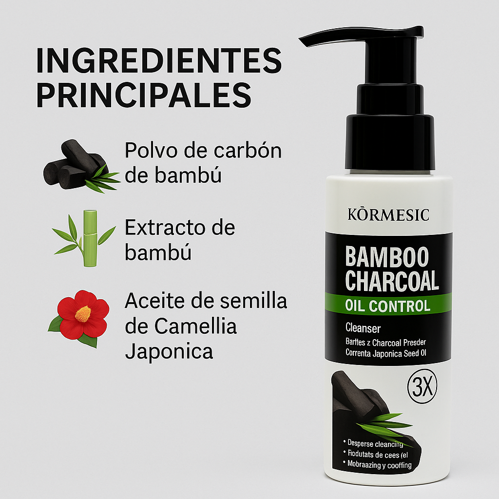 JABON LIQUIDO CARBON DE BAMBU
