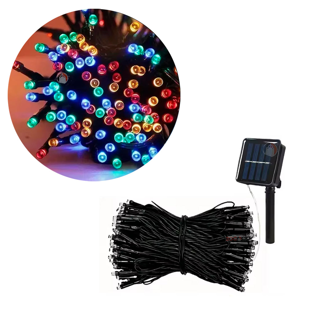 LUCES NAVIDAD CARGADOR SOLAR