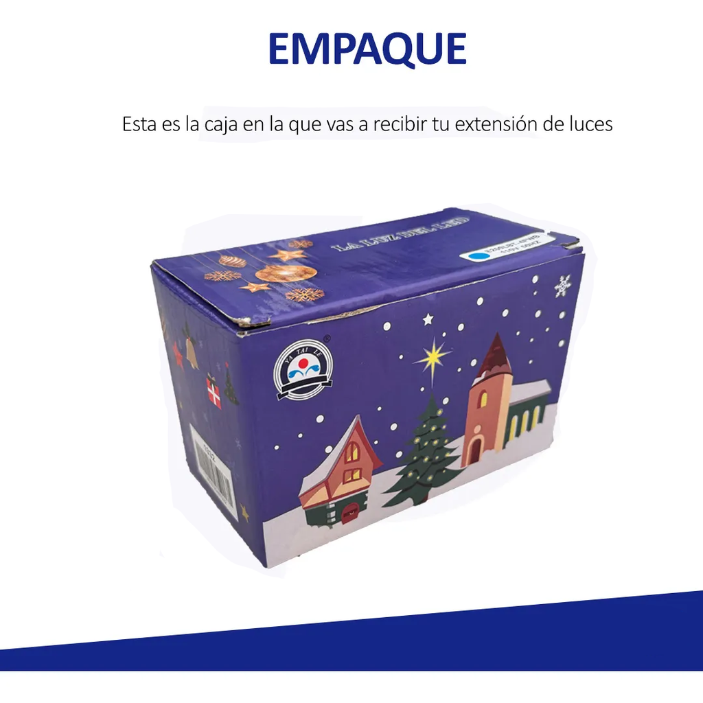 LUCES NAVIDAD CASCADA 3 METROS X 45 CMS