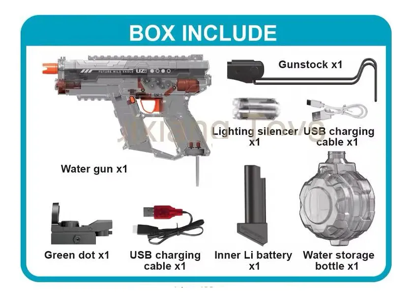 Pistola De Agua Electrica Laser