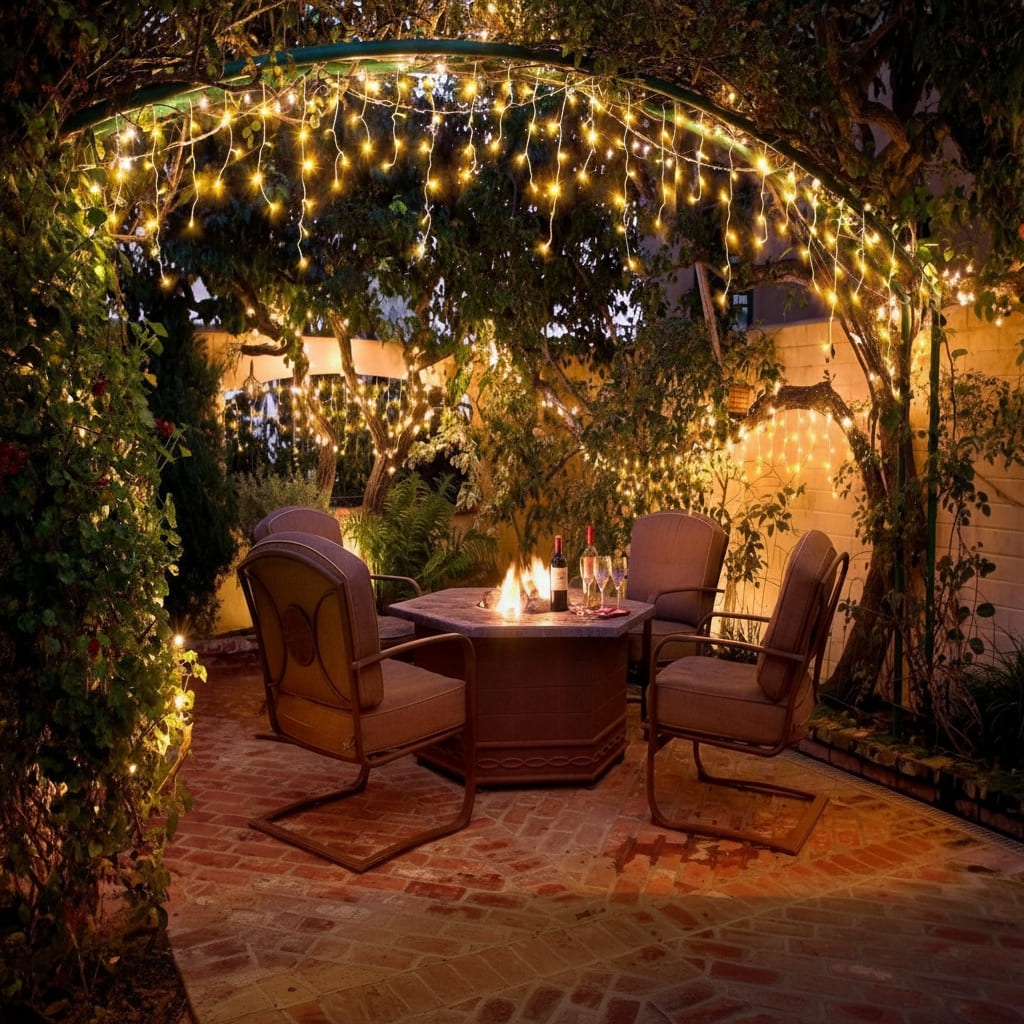 Cortina LED Intercalada 3M 96 LED AL-078