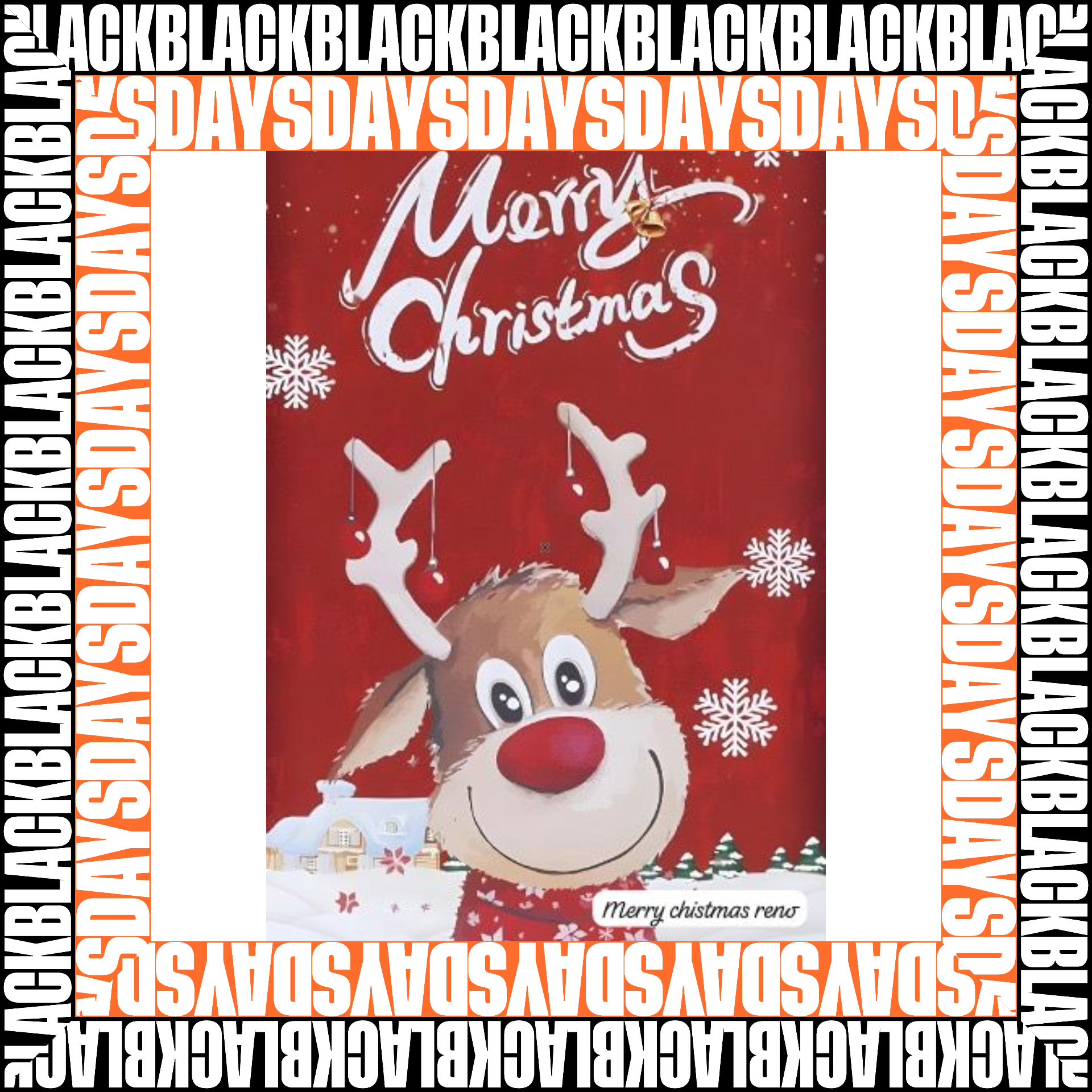 FORRO FUNDA NAVIDEÑA PARA PUERTA