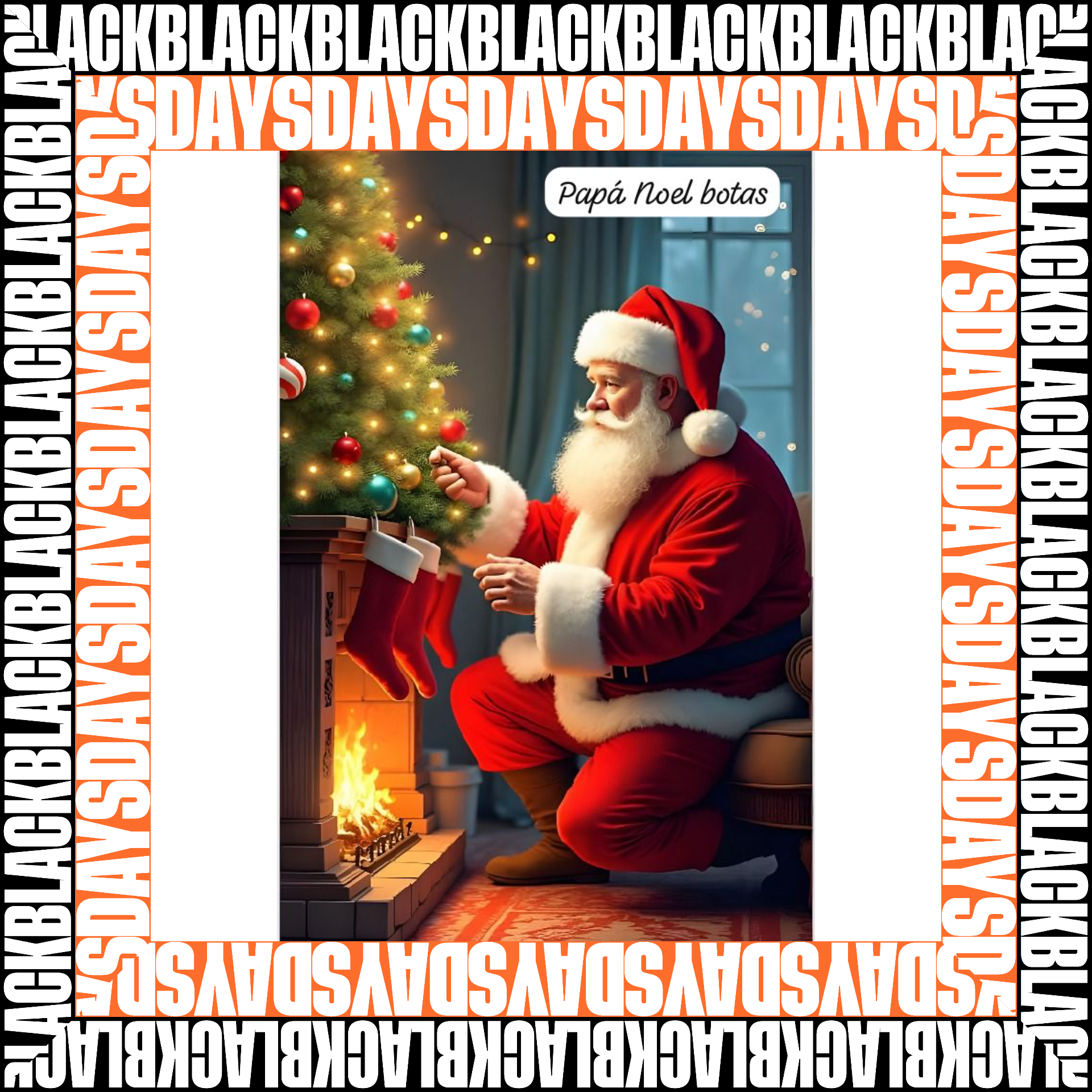 FORRO FUNDA NAVIDEÑA PARA PUERTA