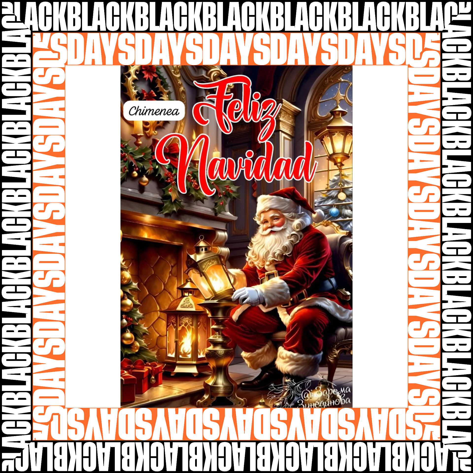 FORRO FUNDA NAVIDEÑA PARA PUERTA