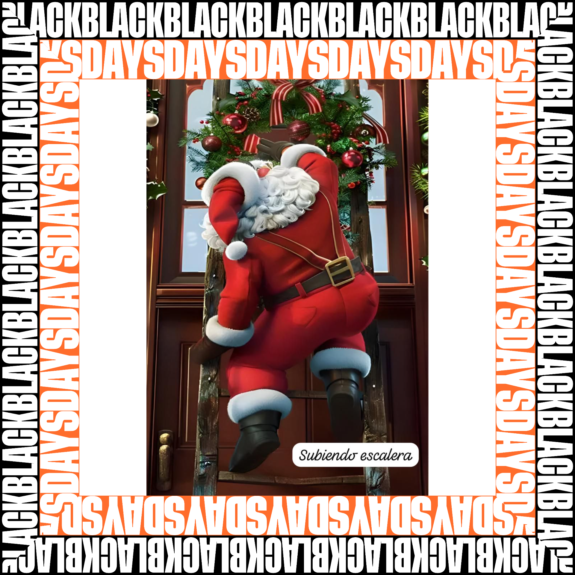 FORRO FUNDA NAVIDEÑA PARA PUERTA