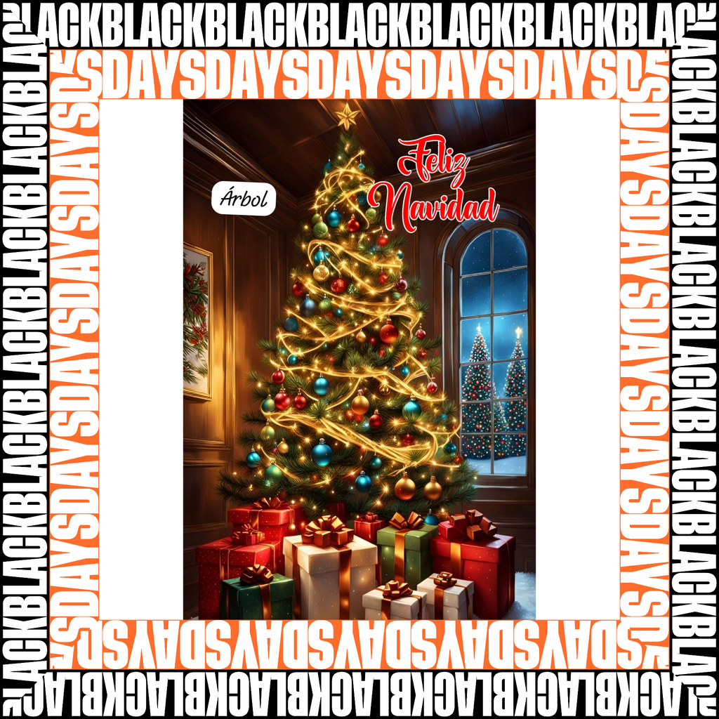 FORRO FUNDA NAVIDEÑA PARA PUERTA