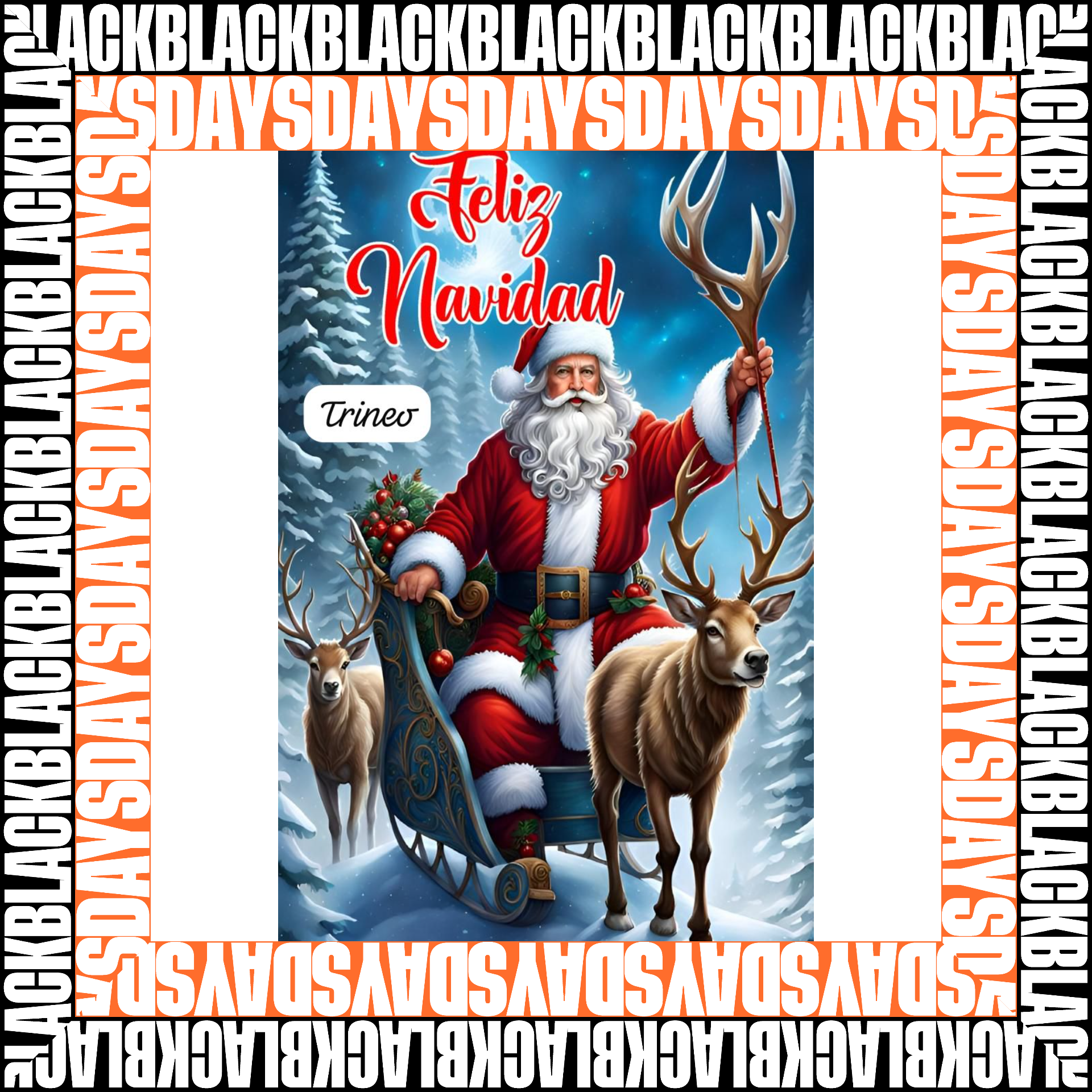 FORRO FUNDA NAVIDEÑA PARA PUERTA