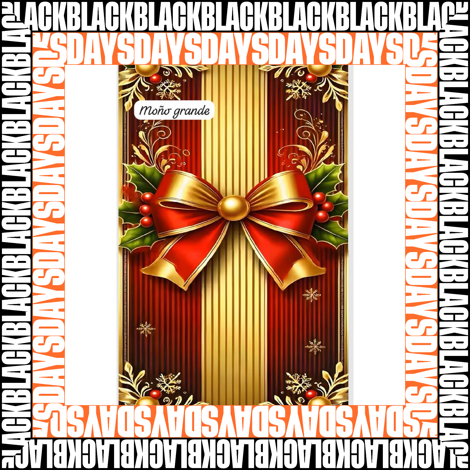 FORRO FUNDA NAVIDEÑA PARA PUERTA