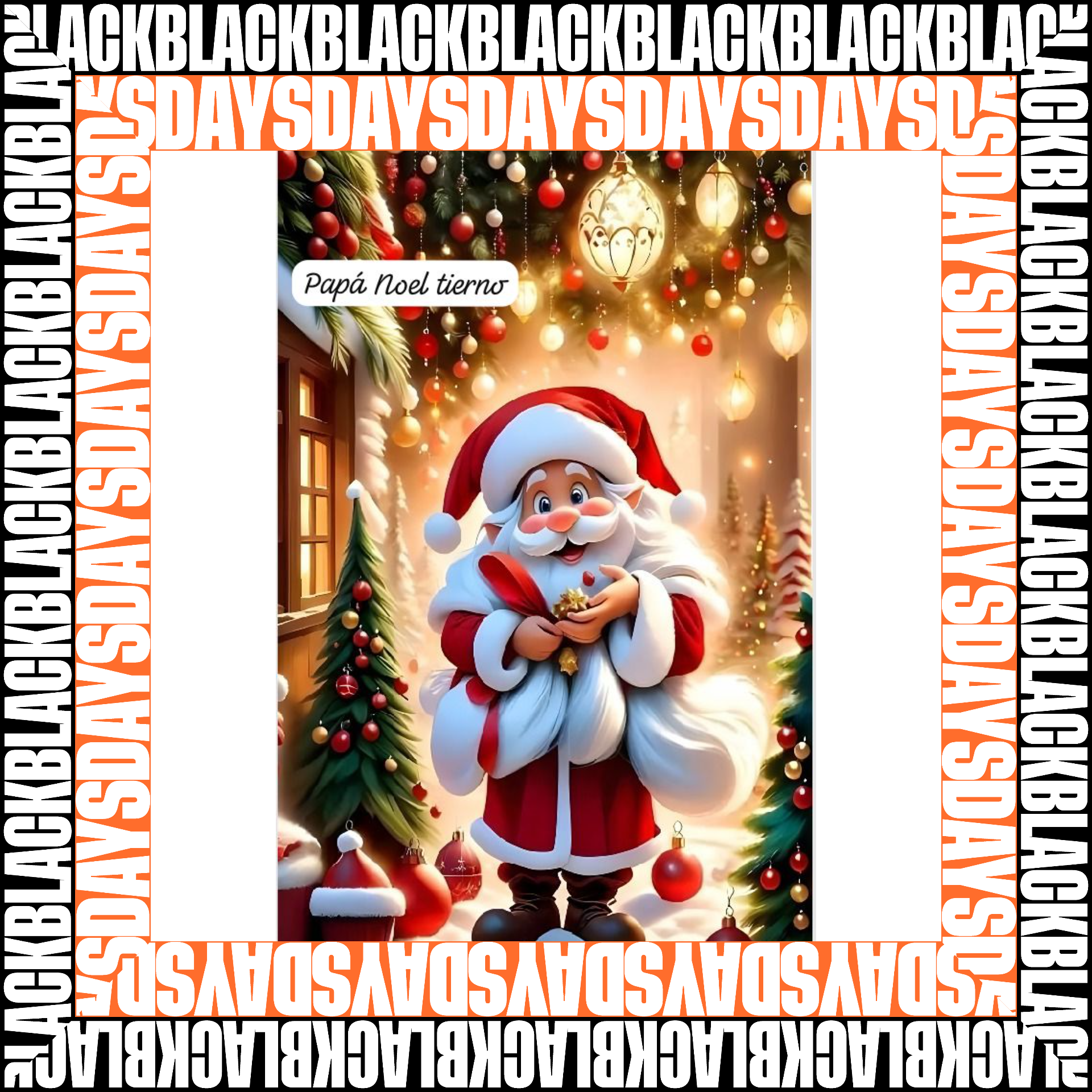 FORRO FUNDA NAVIDEÑA PARA PUERTA