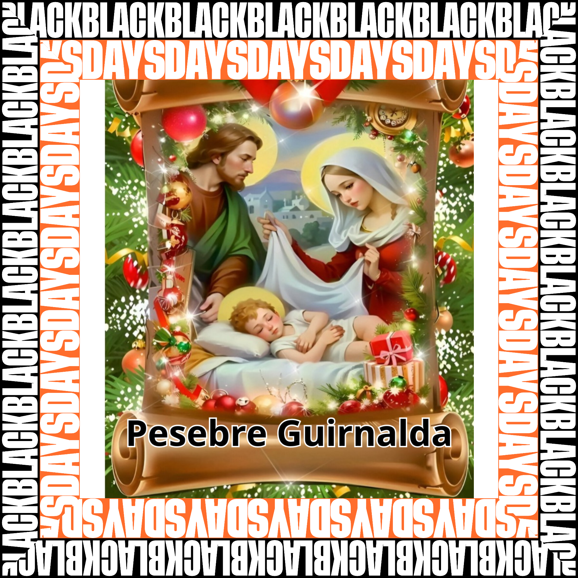 FORRO FUNDA NAVIDEÑA PARA PUERTA