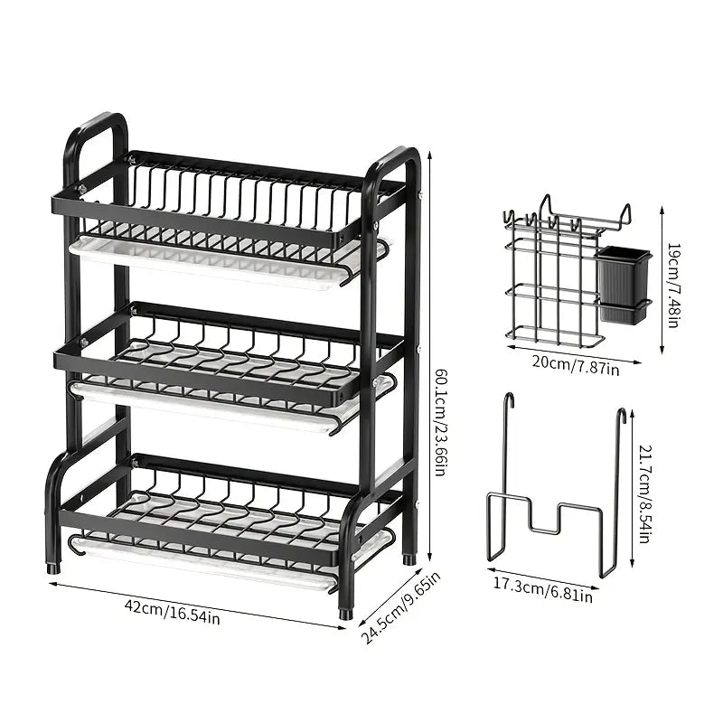 Escurridor De Platos De 3 Niveles