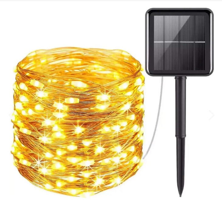 LUCES NAVIDAD CARGADOR SOLAR