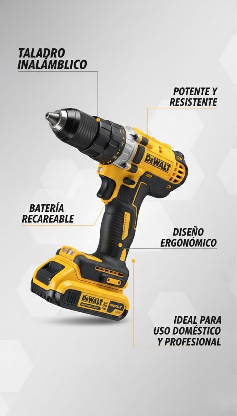 TALADRO DEWALT 36V MANDRIL METALICO