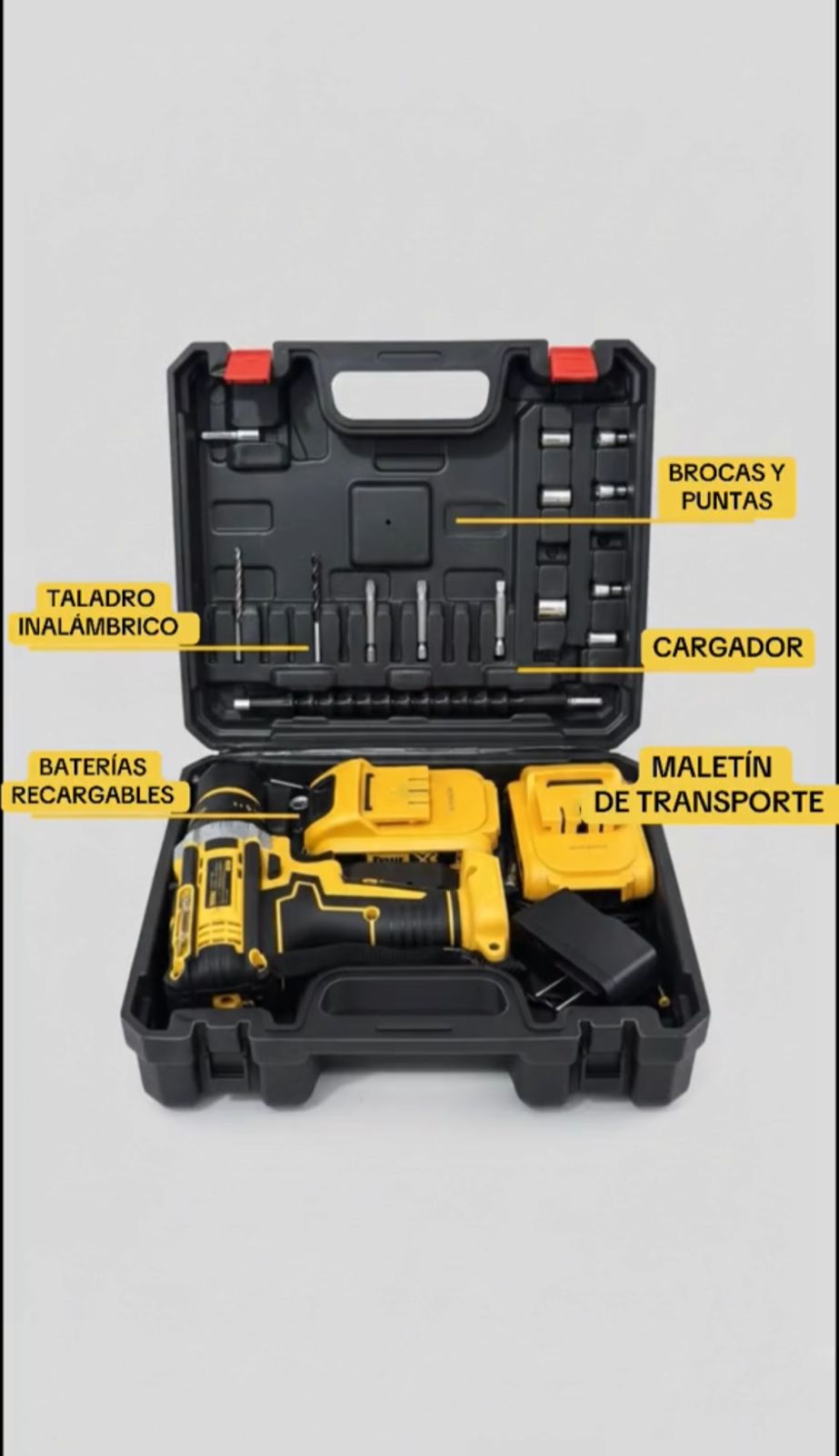 TALADRO DEWALT 36V MANDRIL METALICO